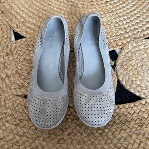 Cole Haan Gray Wedge Slip-On Shoes